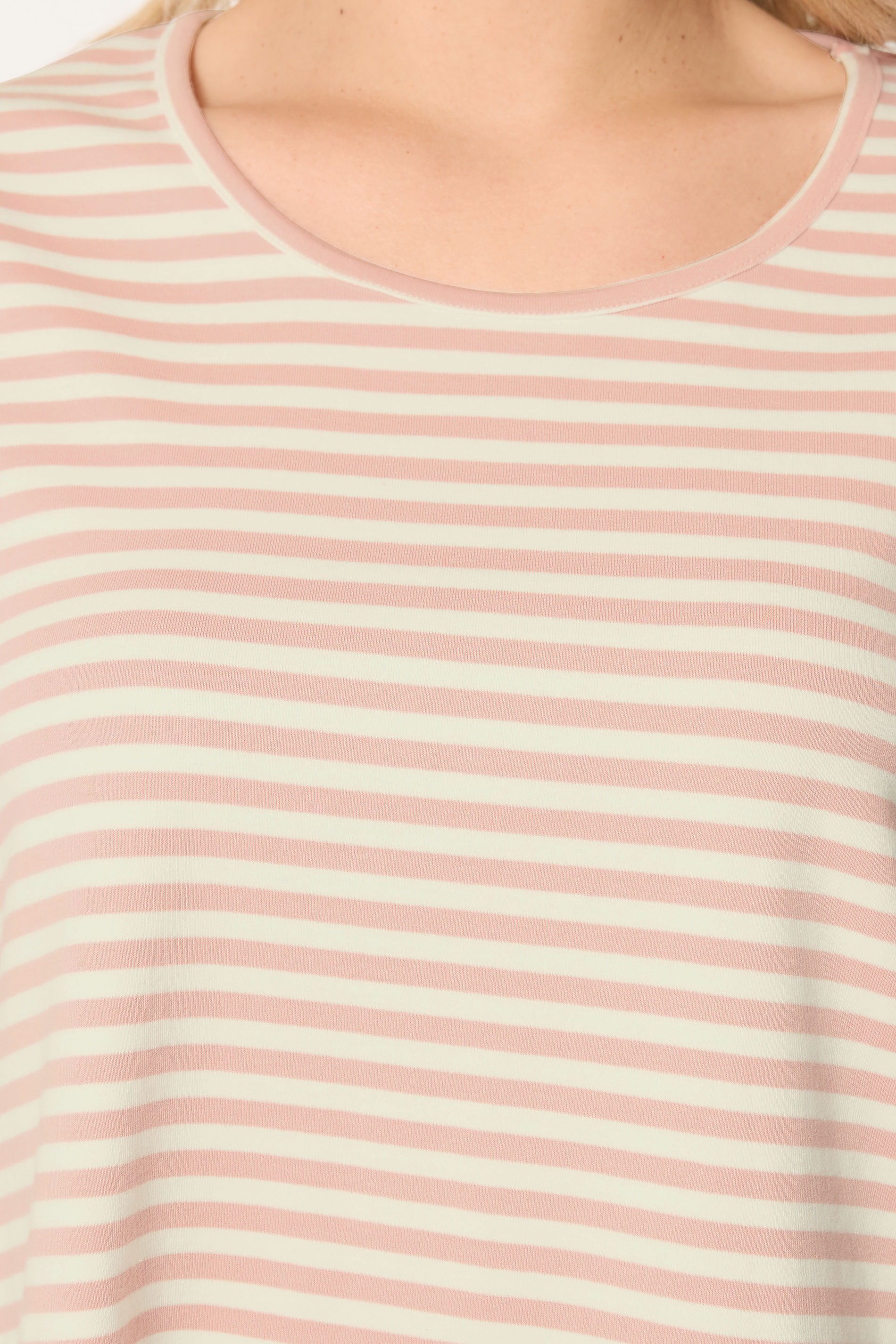 YOURS Plus Size Pink Stripe Swing Top | Yours Clothing 4