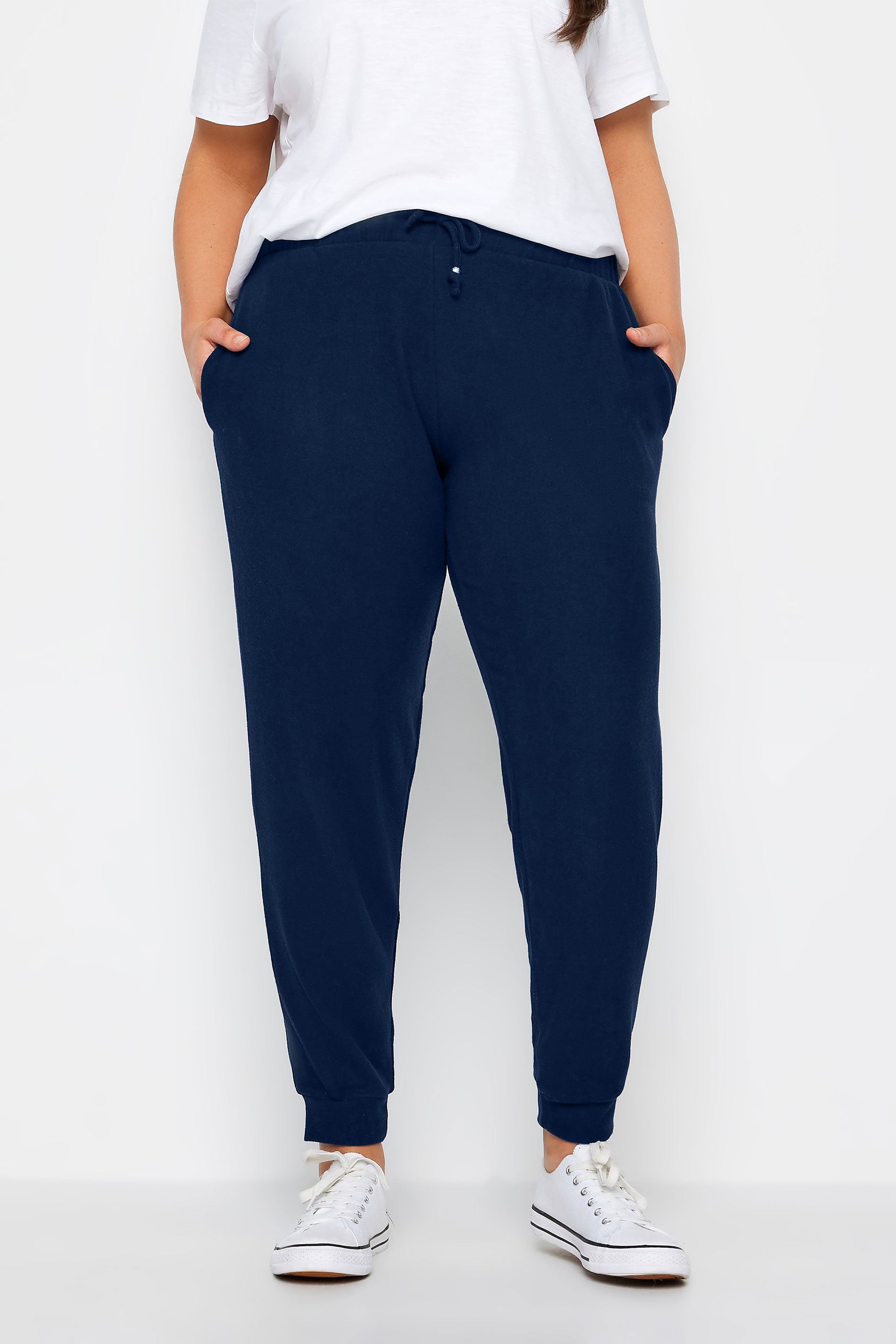 Soft Touch Navy Tapered Trouser 1