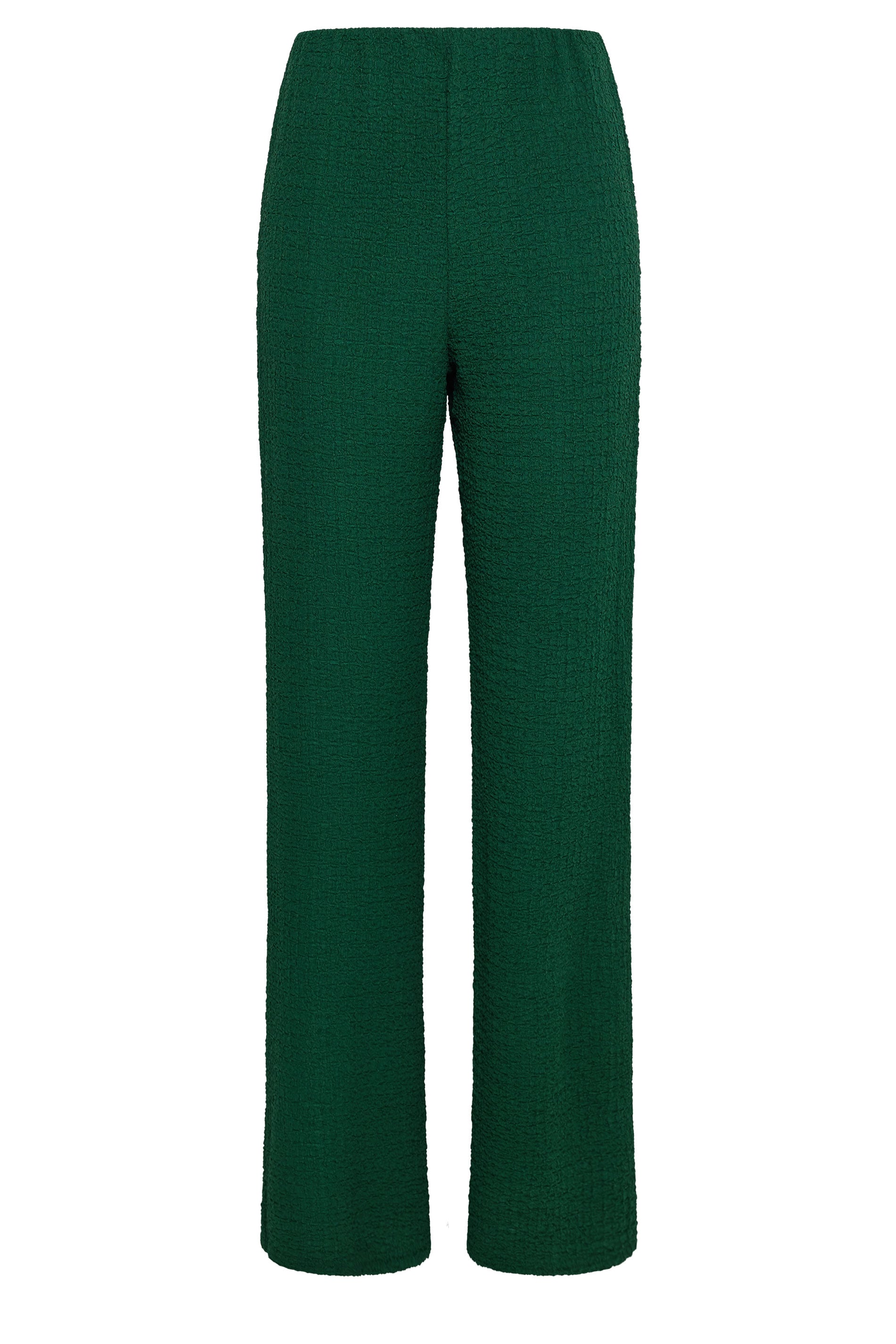 LTS Tall Women's Forest Green Textured Wide Leg Trousers | Long Tall Sally 5
