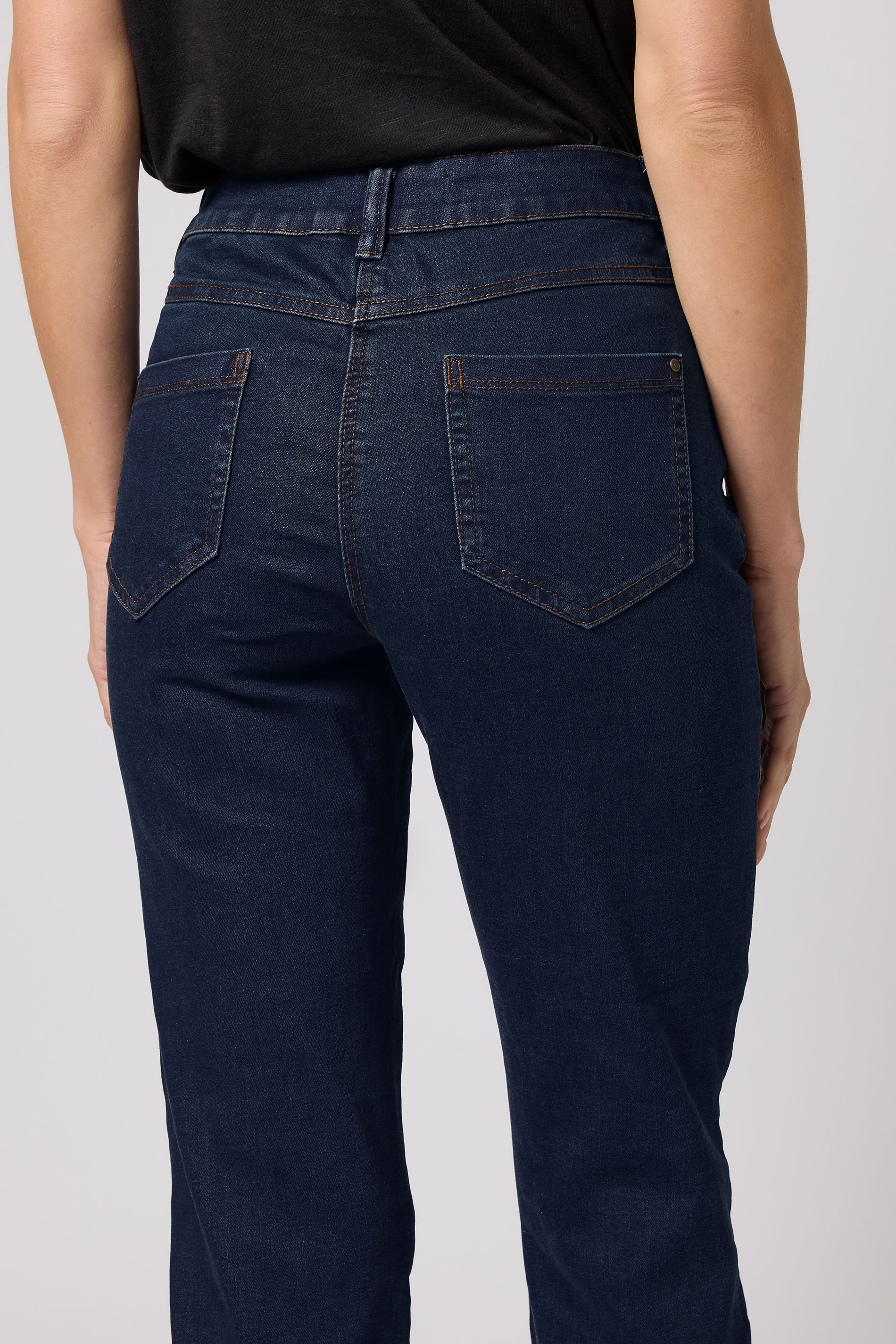 M&Co Indigo Blue Straight Leg Jeans | M&Co 4