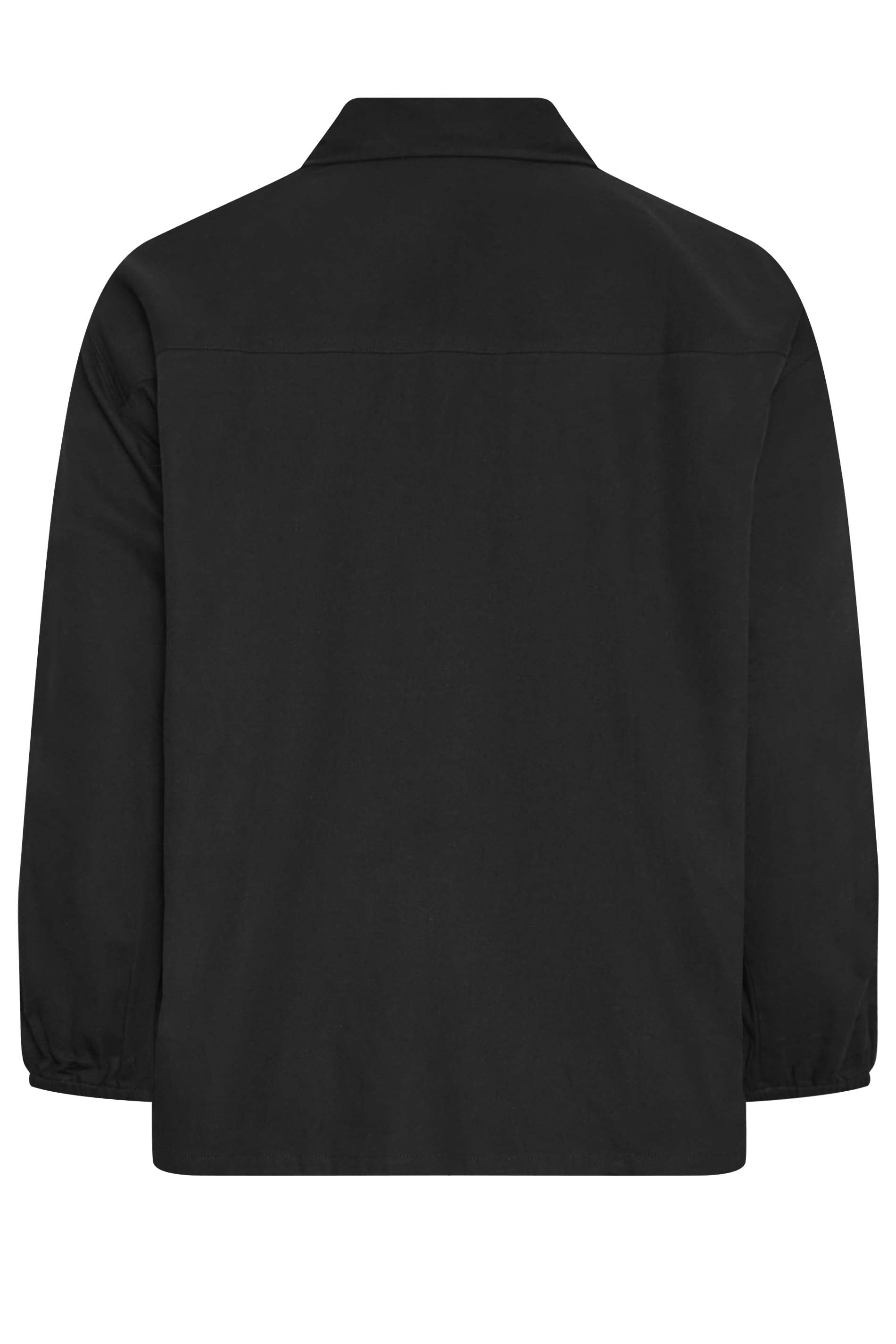 LIMITED COLLECTION Plus Size Black Utility Bomber Jacket | Yours Clothing 7