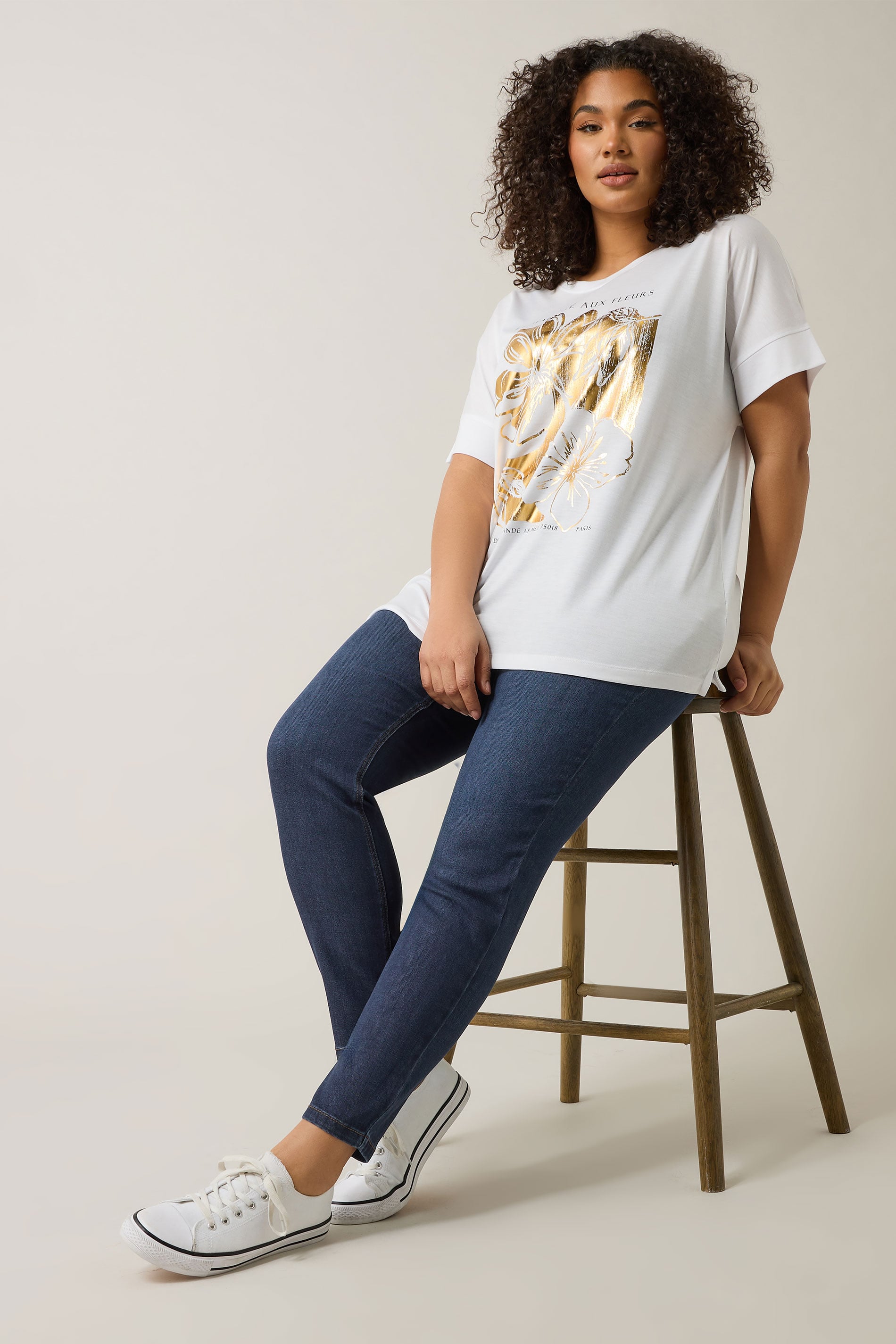EVANS Plus Size Indigo Blue Skinny Jeggings | Evans 1