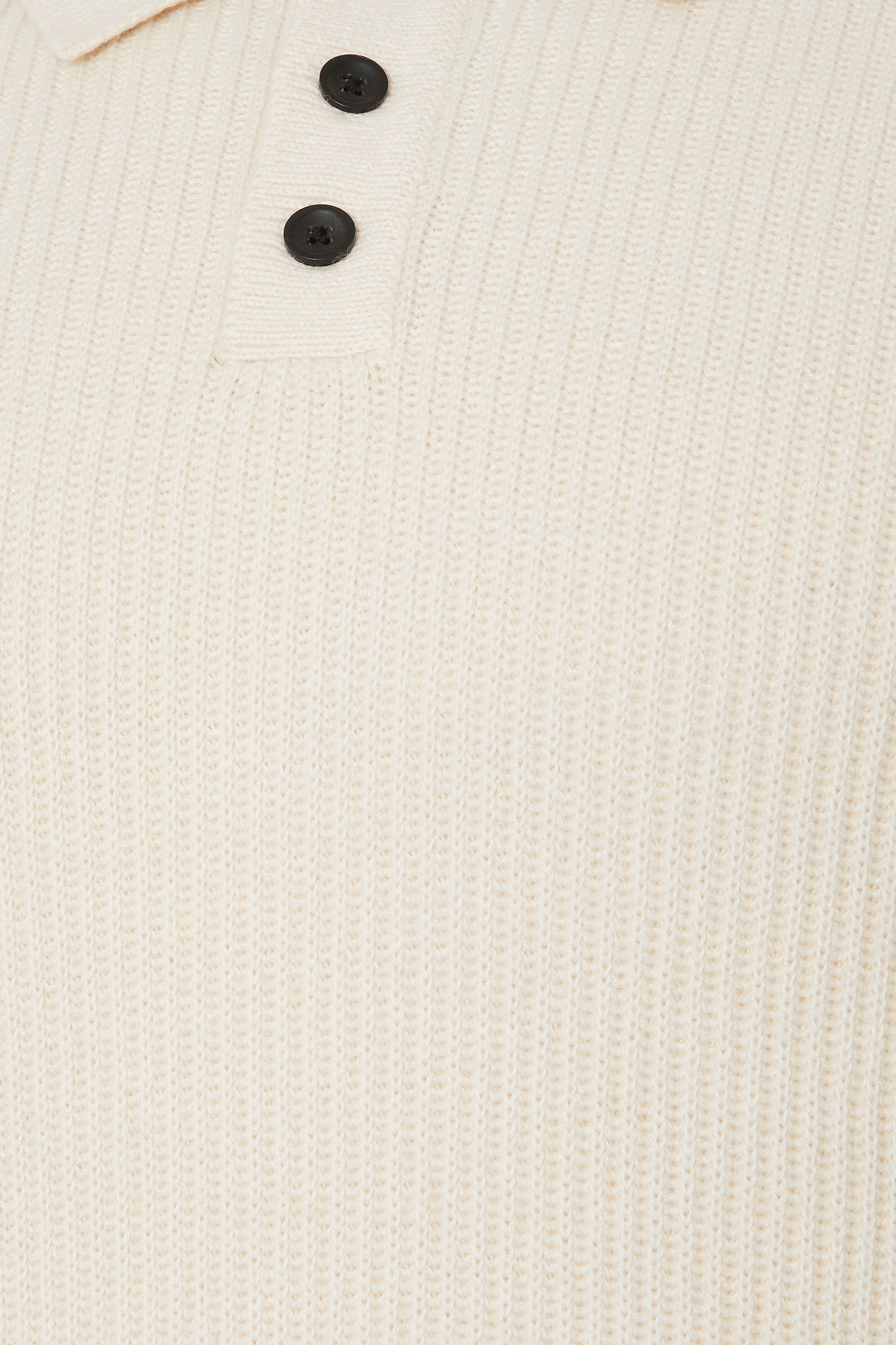 BadRhino Big & Tall Natural Brown Chunky Knit Collared Jumper | BadRhino 8