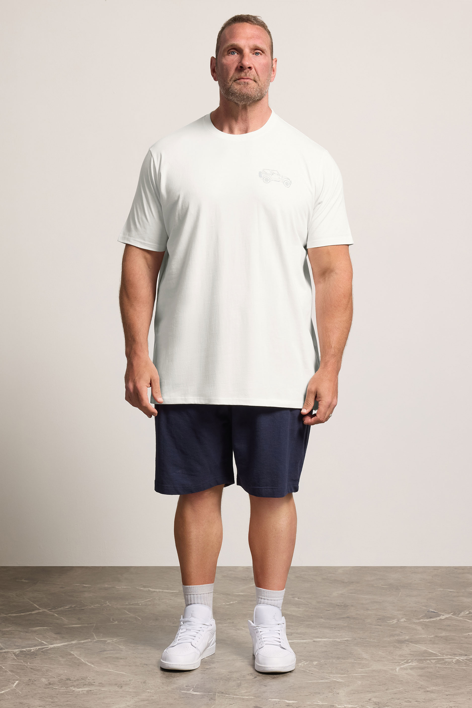 BadRhino White Extra Long 'Forever Off-Roader' Tee | BadRhino 1