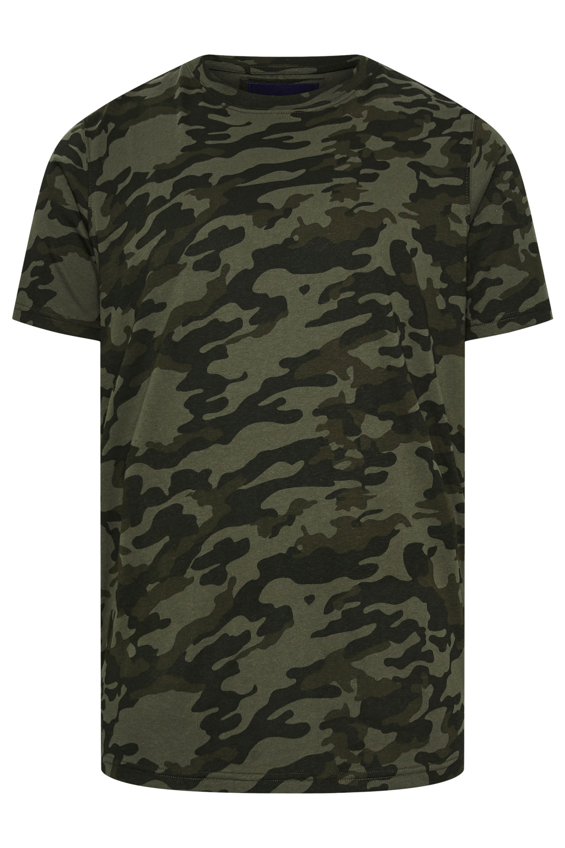 BadRhino Green Camo Print Crew Neck T-Shirt | BadRhino 4
