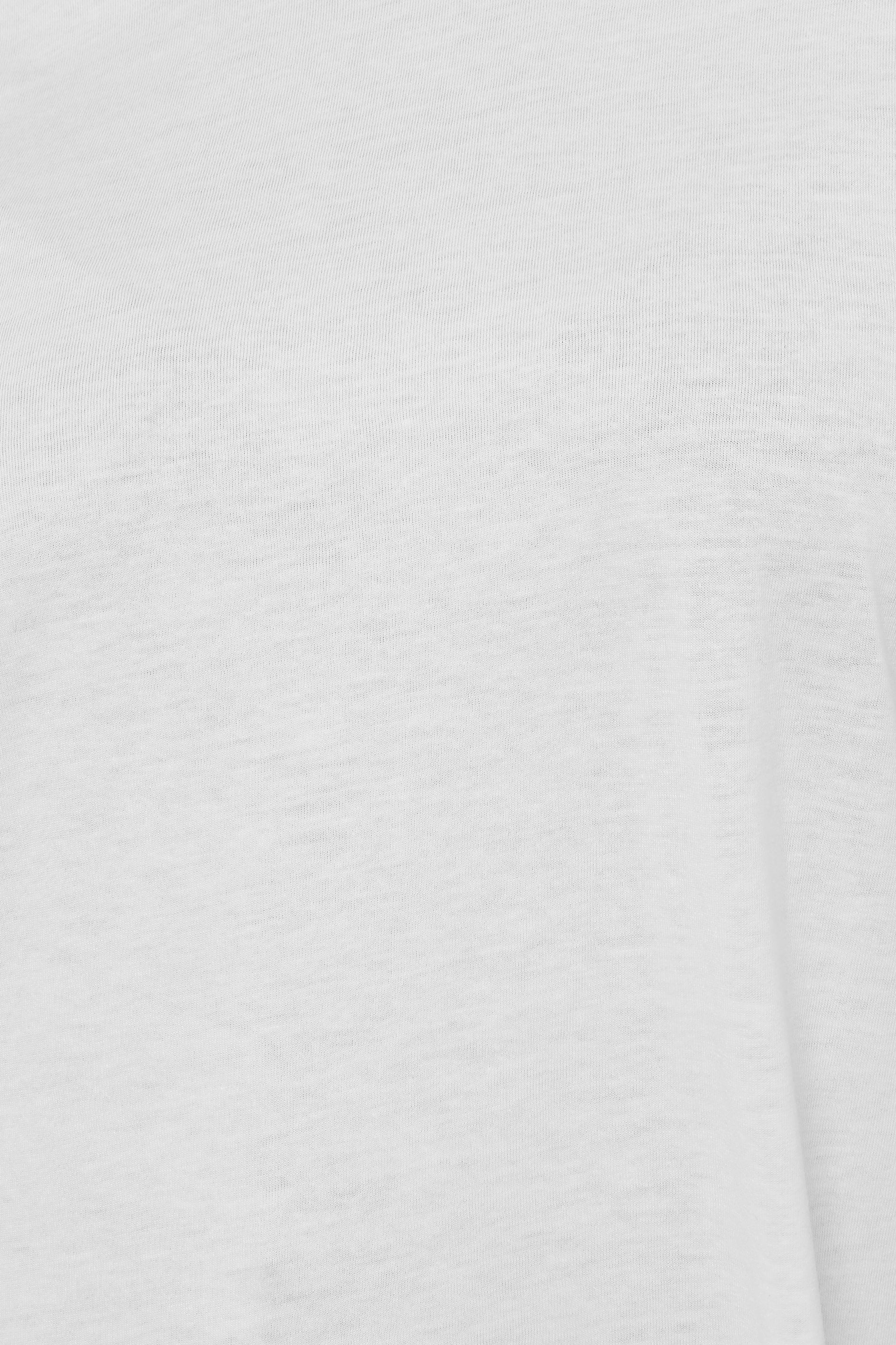 Plus Size White Essential T-Shirt | Yours Clothing 4