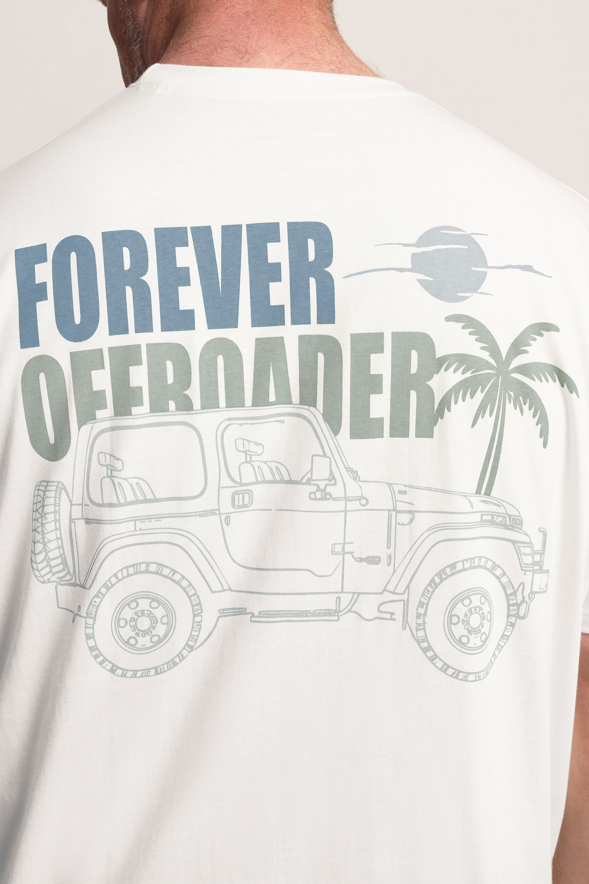 BadRhino White Extra Long 'Forever Off-Roader' Tee | BadRhino 4