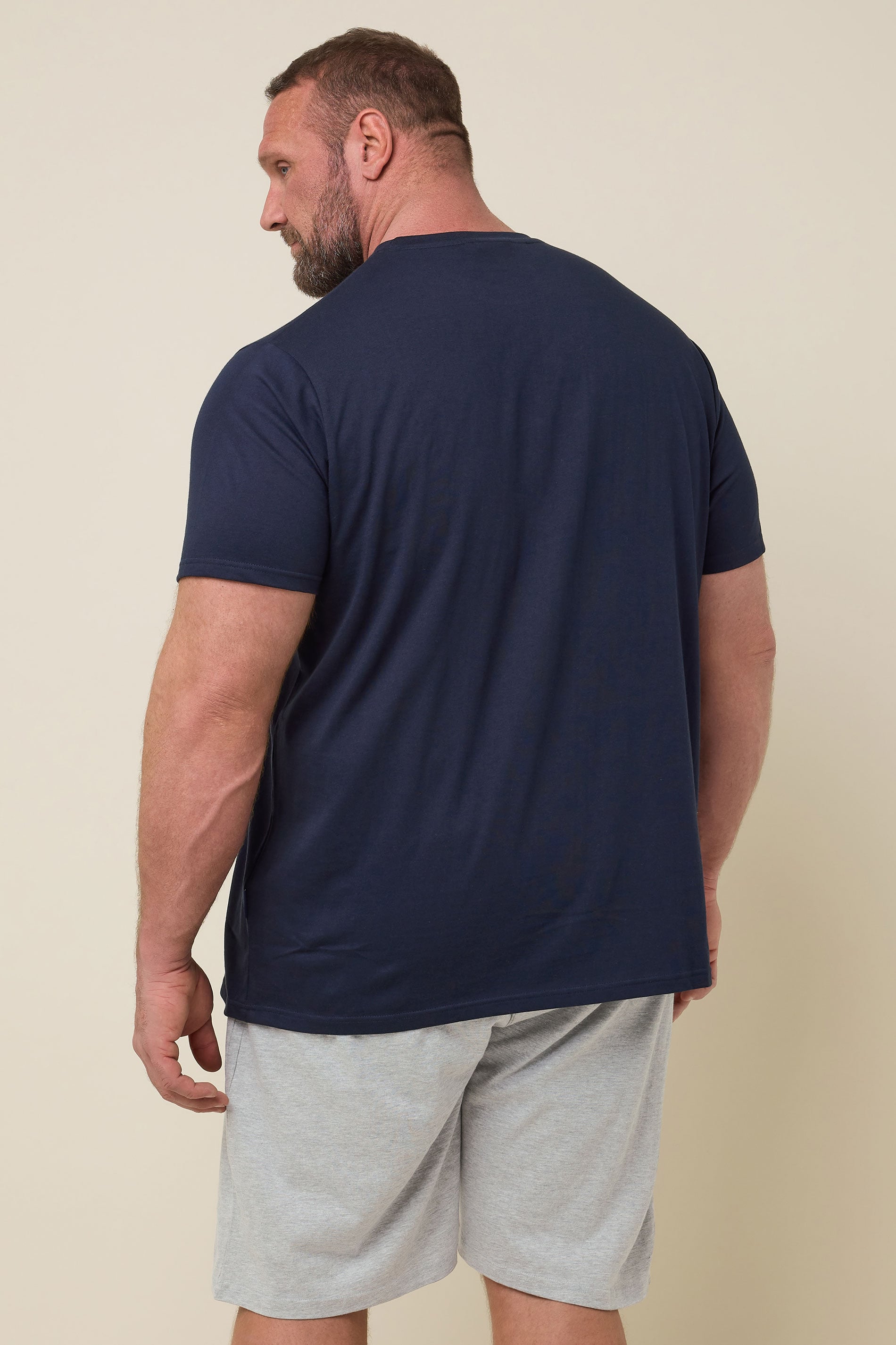 BadRhino Big & Tall Navy Blue Superman Pyjama Set 2