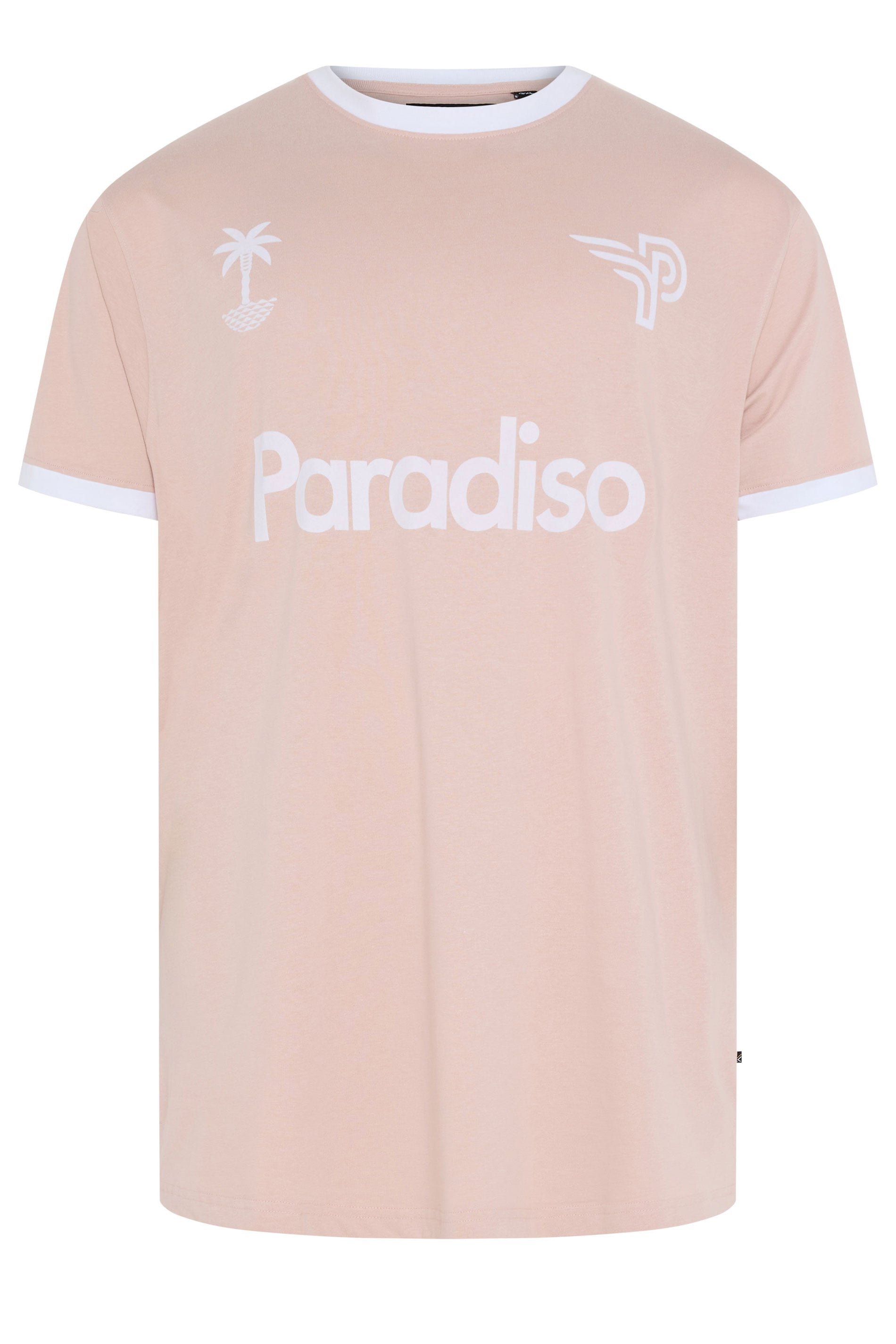 KAM Big & Tall Pink 'Paradiso' T-Shirt | BadRhino 1