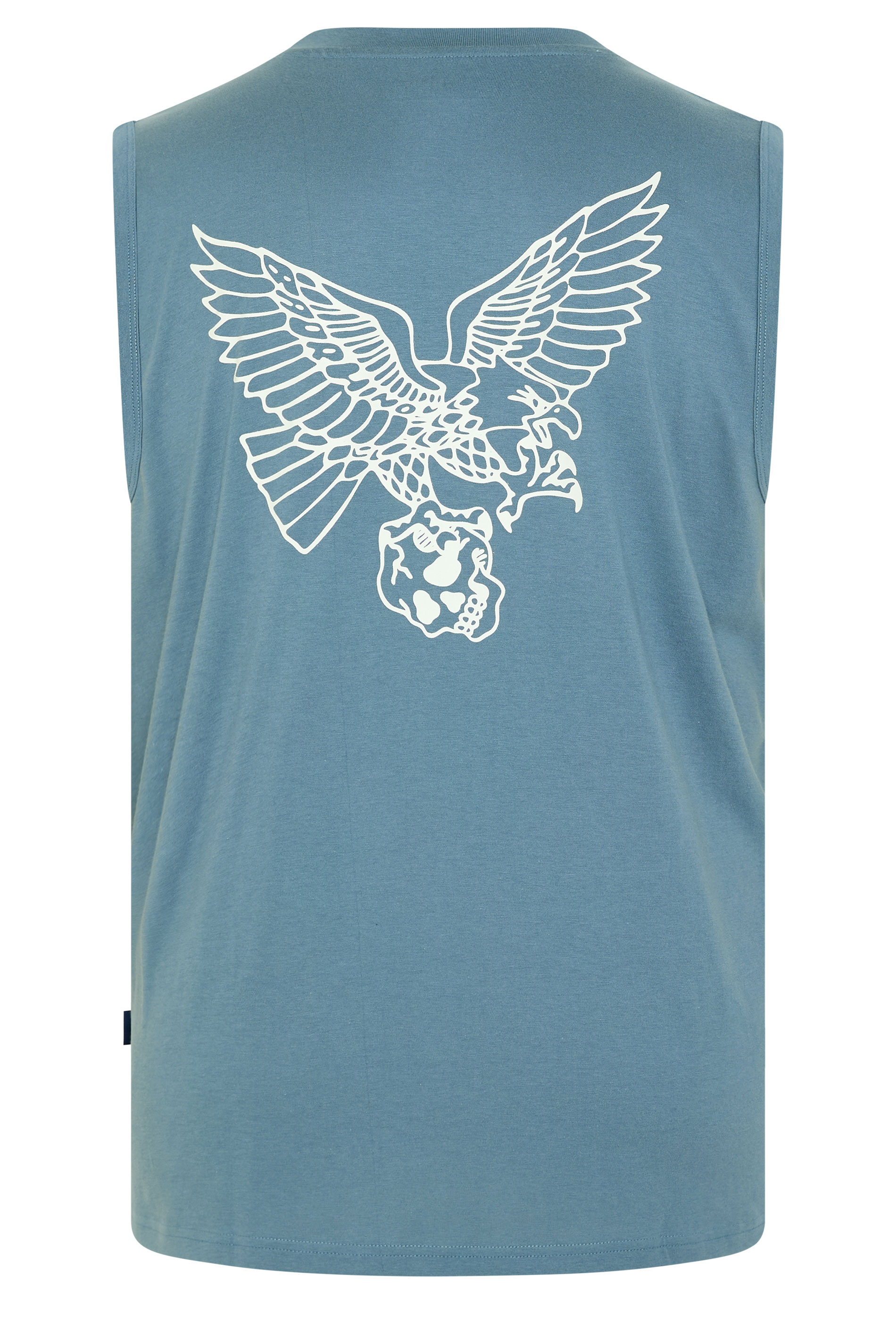 BadRhino Big & Tall Blue Eagle Graphic Muscle Vest | BadRhino 7