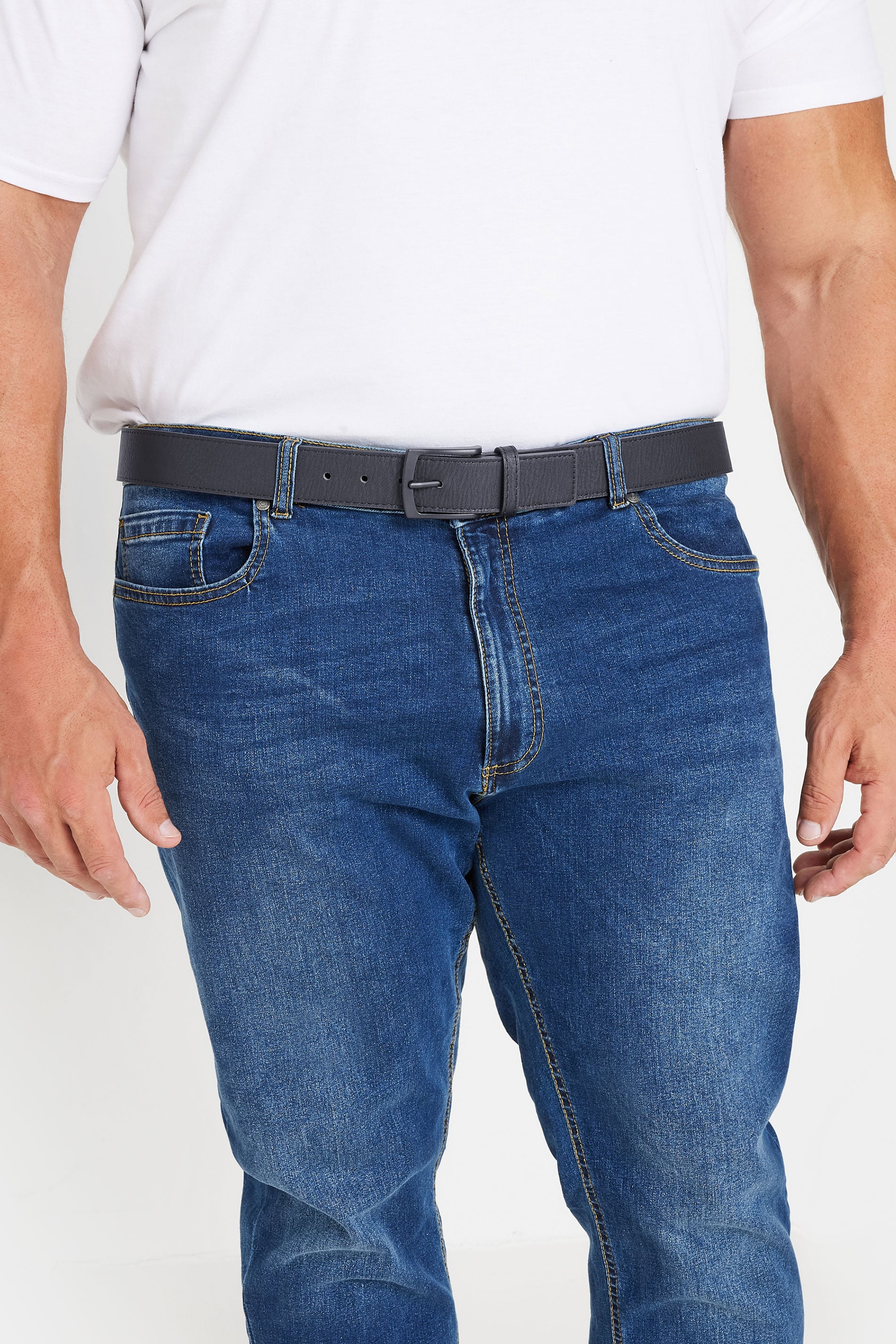 D555 Black Buckled Belt | BadRhino  2