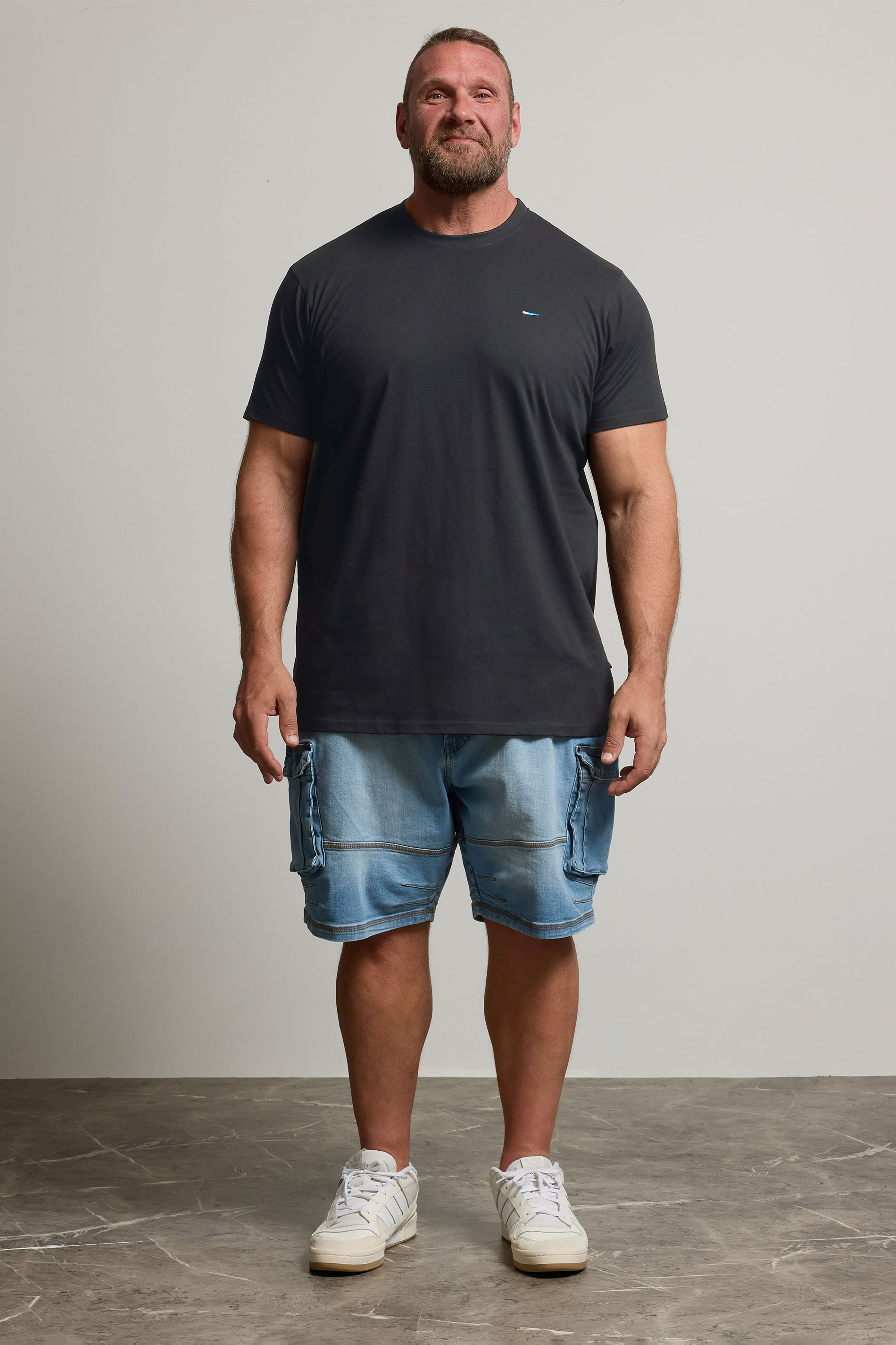 BadRhino Big & Tall Black/Blue/Red/Green/Navy 5 Pack Extra Long T-Shirts | BadRhino 5
