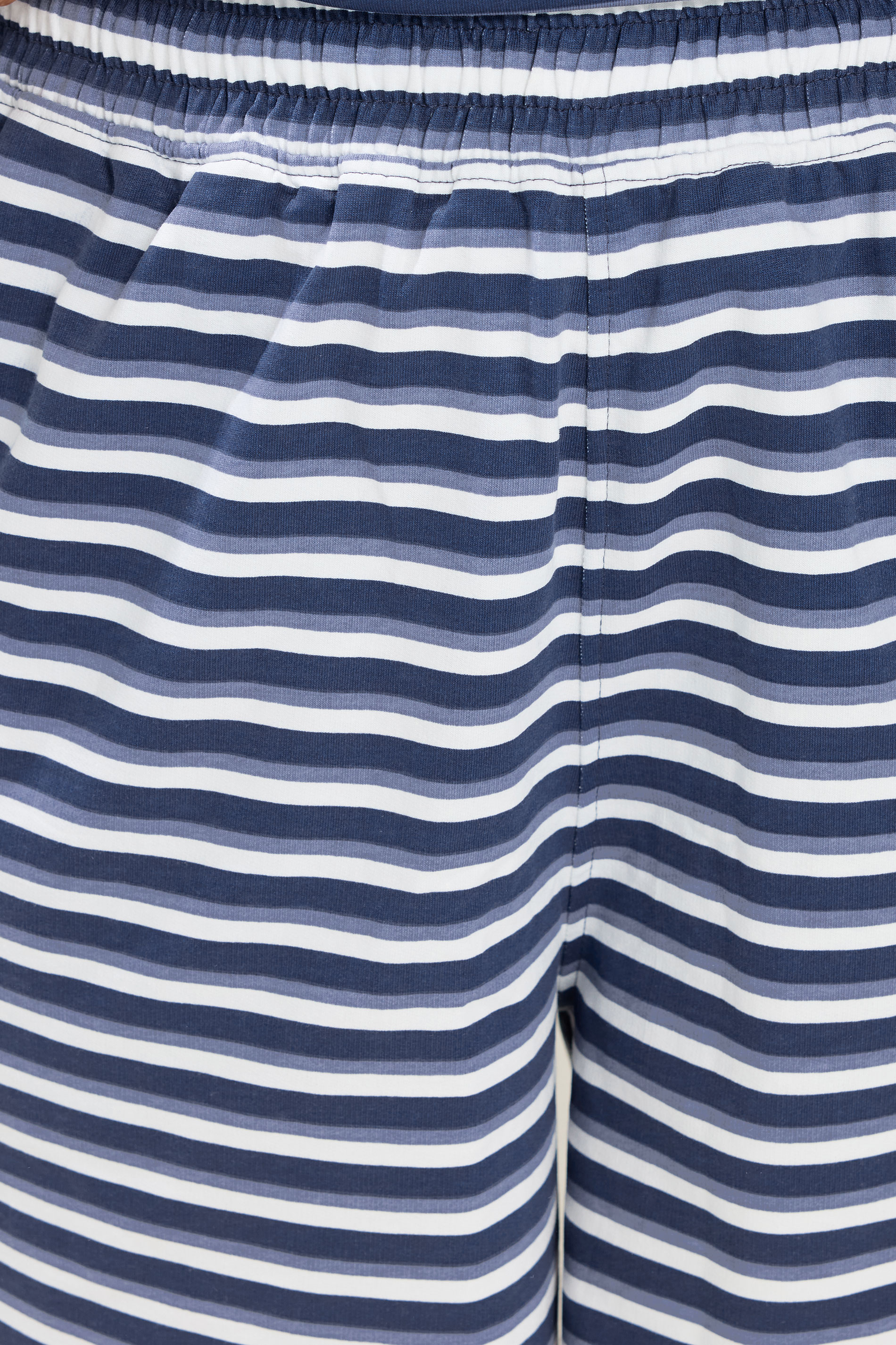 YOURS Plus Size Blue Stripe T-Shirt & Shorts Co-ord | Yours Clothing 4