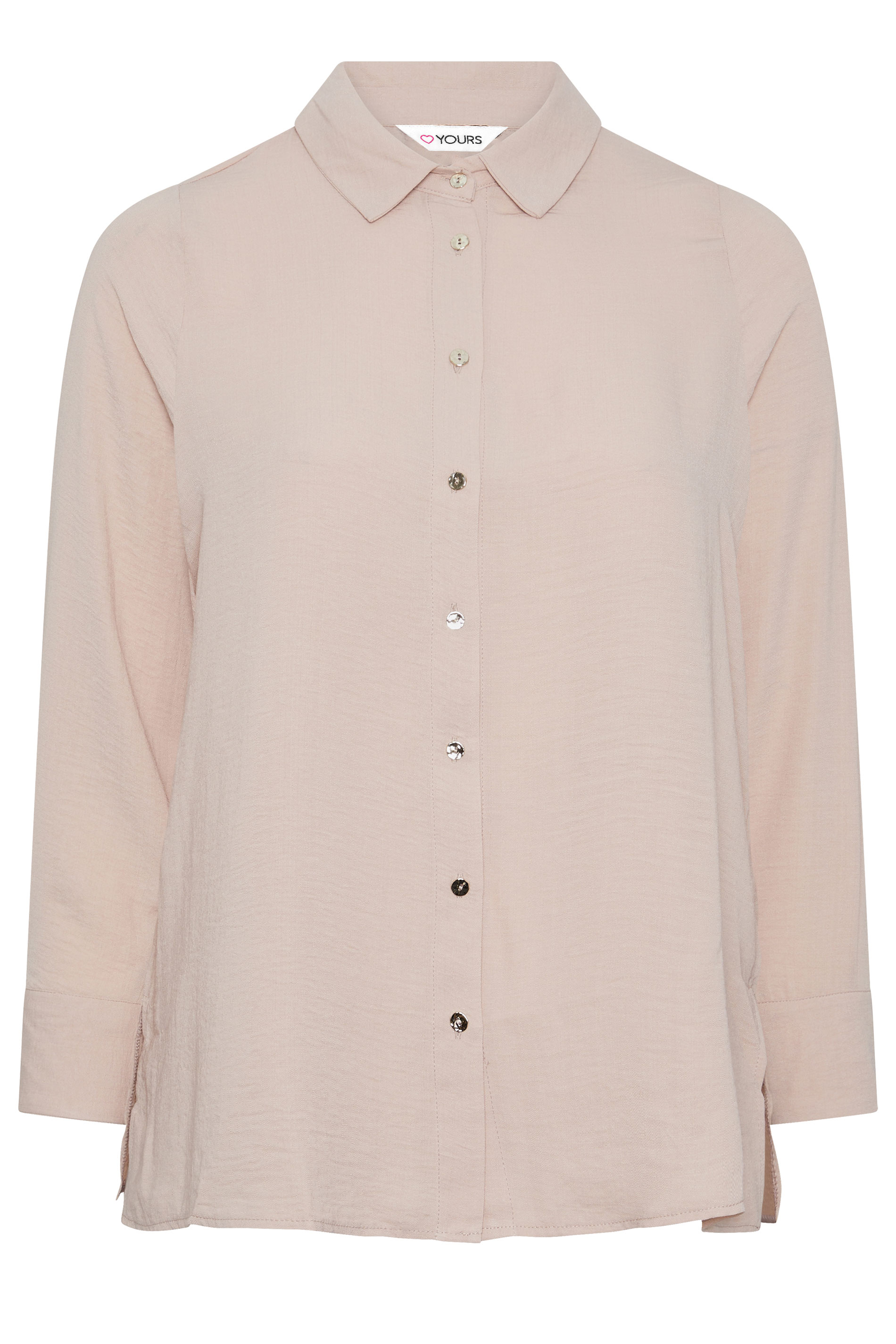 YOURS Plus Size Pink Relaxed Shirt | Yours Clothing 5