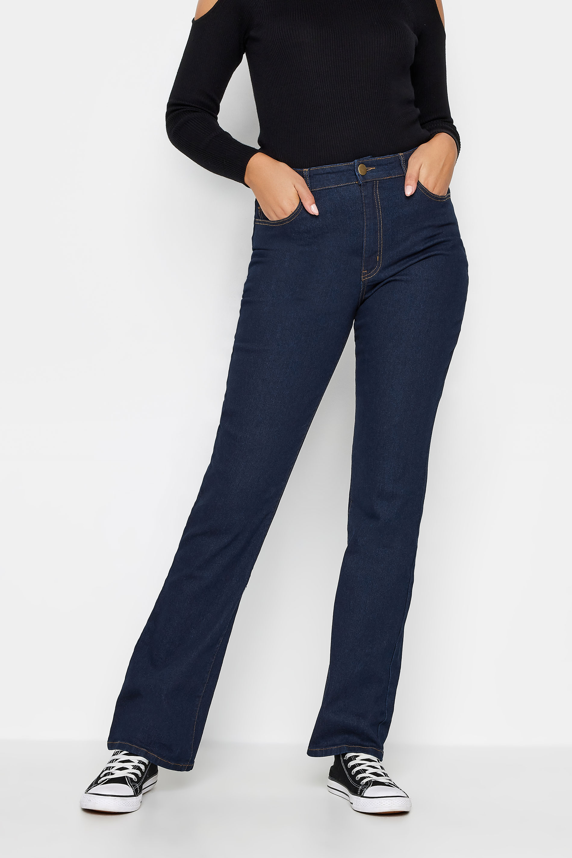 LTS Tall Indigo Blue Denim Bootcut Jeans | Long Tall Sally 2
