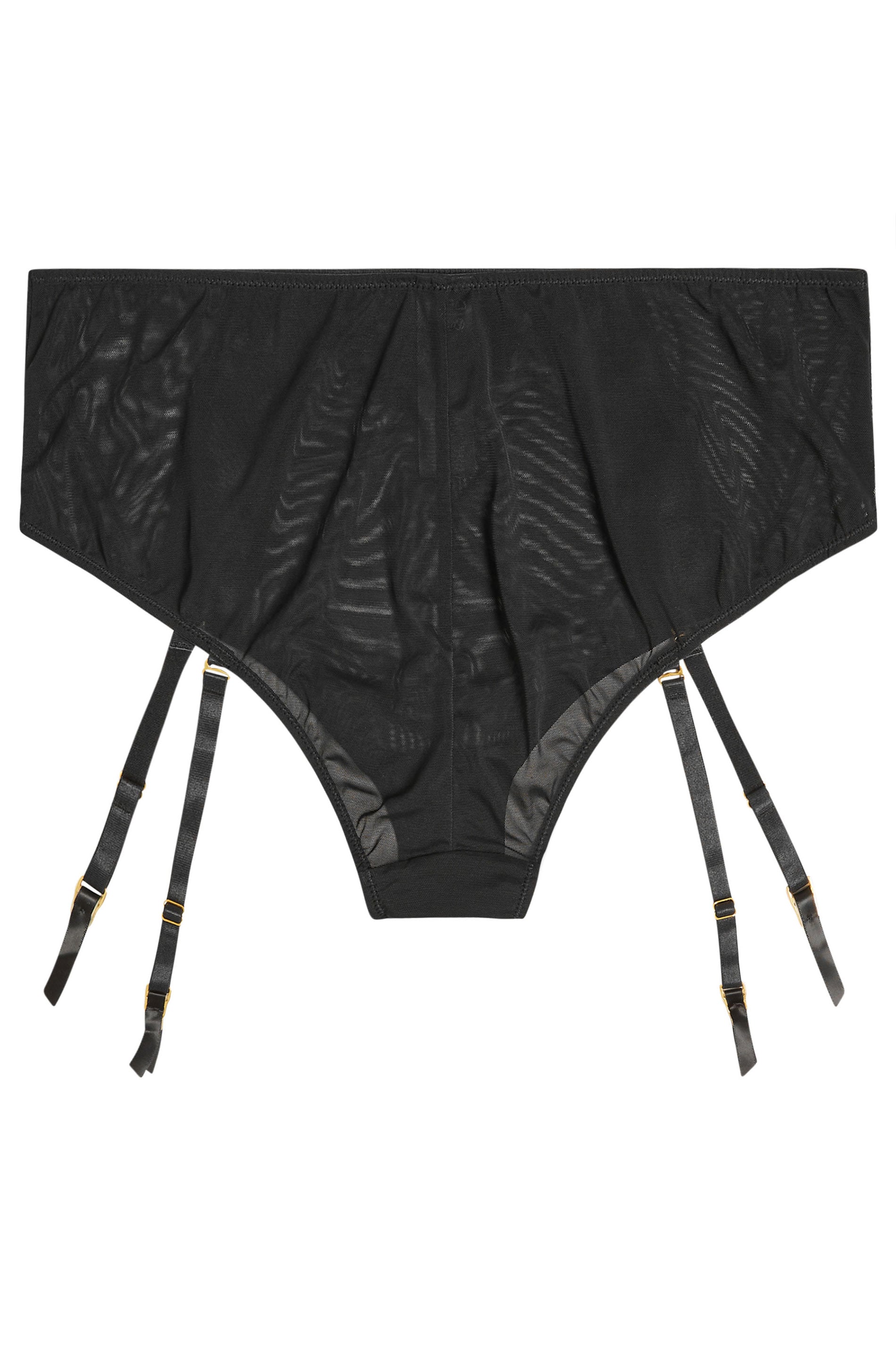 YOURS Plus Size Black Detachable Suspender Briefs | Yours Clothing 7