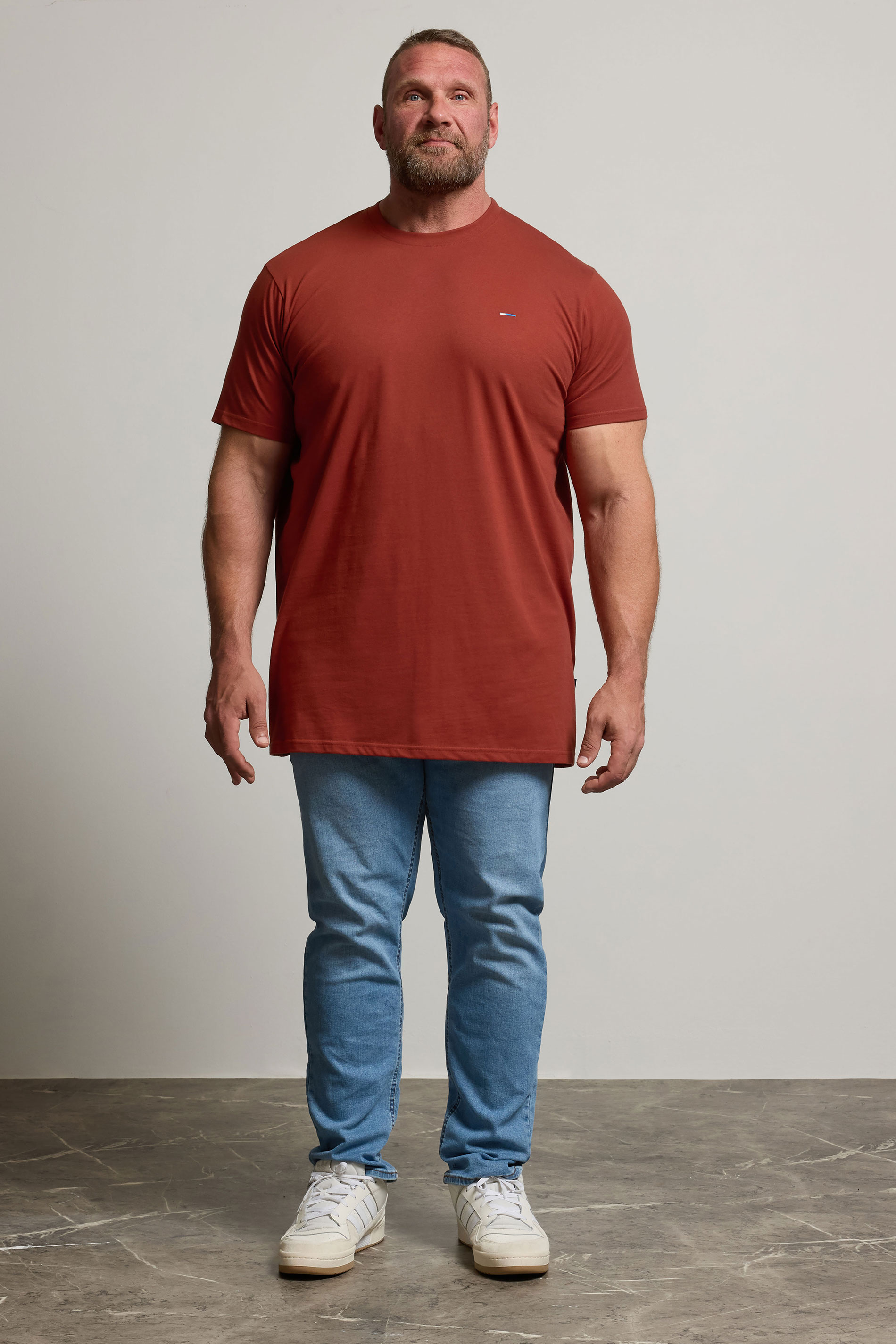 BadRhino Big & Tall Brown/Blue/Red/Green/Purple 5 Pack Core T-Shirts | BadRhino 5