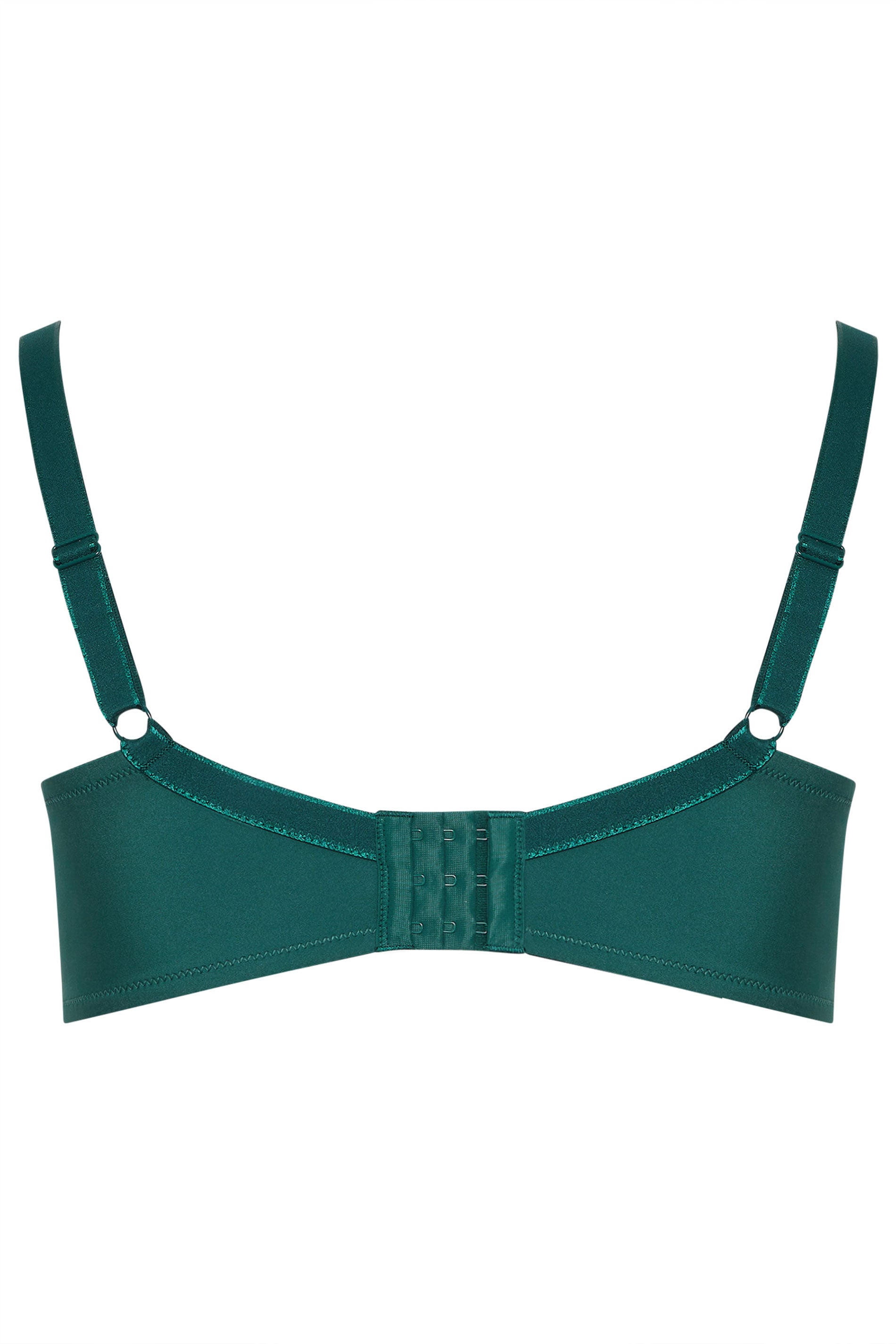 YOURS Plus Size Teal Green Underwired Lace Bras | Yours Clothing 5